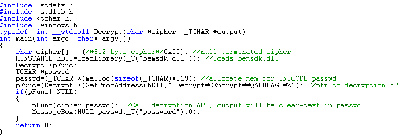 BackupExec decryptor