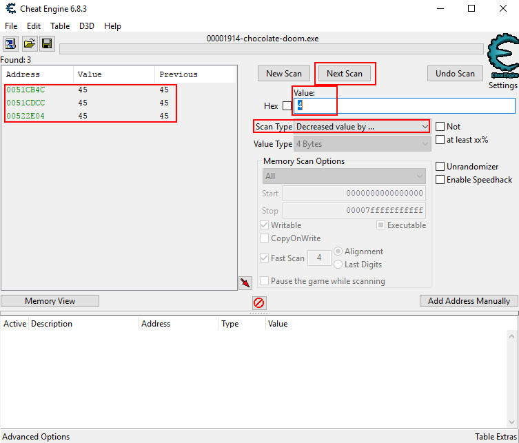 doom 2019 cheat engine